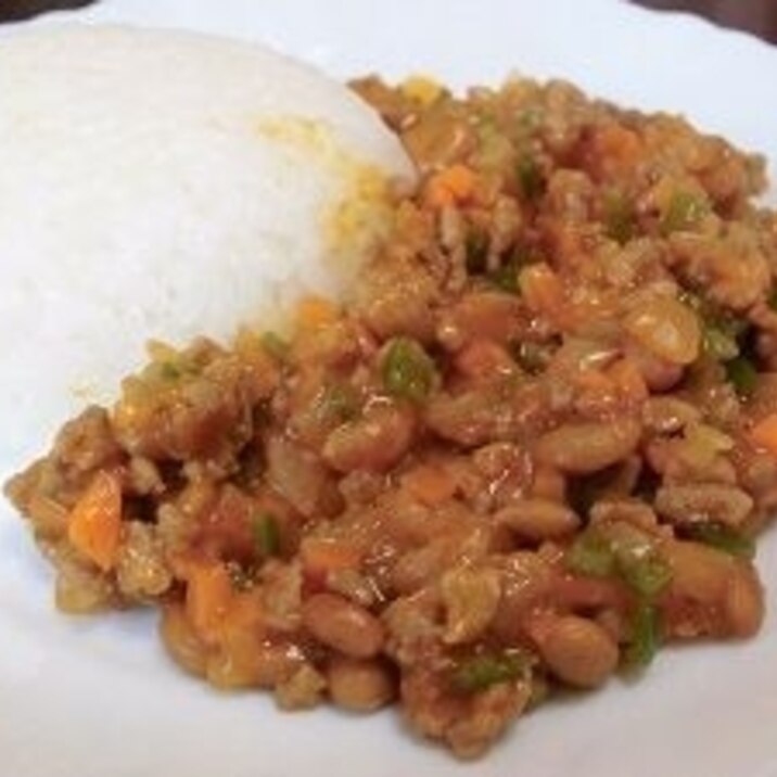 納豆ドライカレー